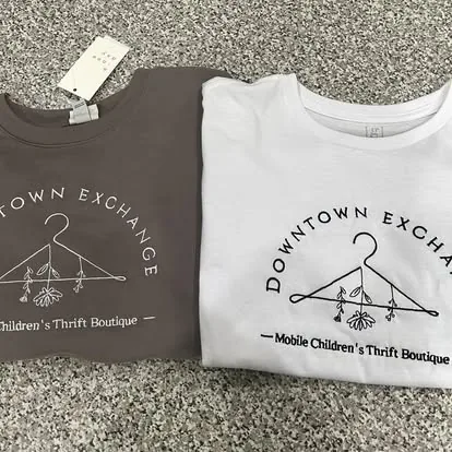 Downtown Exchange embroidered shirts