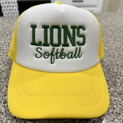 Lions Softball embroidered hat