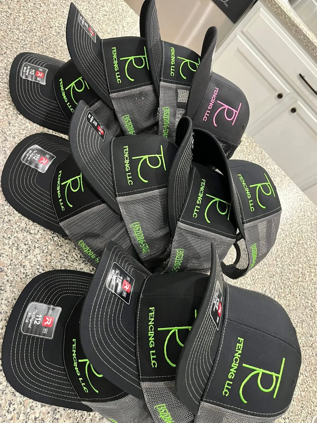 Company branded hat order